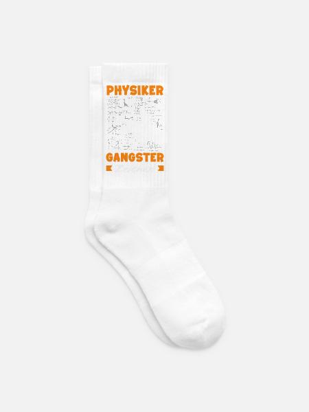 Physiker Gangster Zeichen - Tennissocken - Weiß
