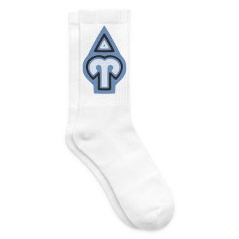 Zodiac Tribal Aries and Fire - Tennis socks - white - Right
