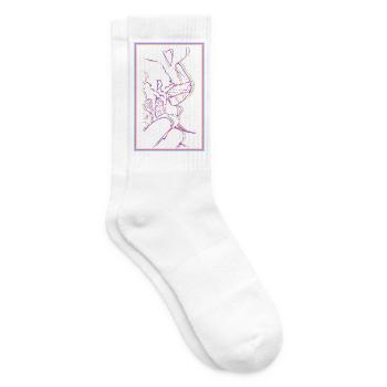 eiscreme liebe - Tennis socks - white - Right