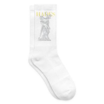 Hades-Halbton-Statue - Tennissocken - Weiß - Rechts