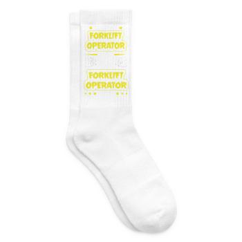 Gabelstaplerfahrer - Tennissocken - Weiß - Rechts
