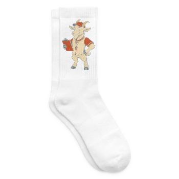 Baseball Trainer Ziege Klemmbrett Chef der Bank - Tennissocken - Weiß - Rechts