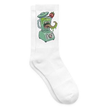 Monster Standmixer - Tennissocken - Weiß - Rechts