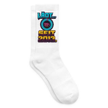 Lädt Seit 2013 Retro Gamer - Tennissocken - Weiß - Rechts