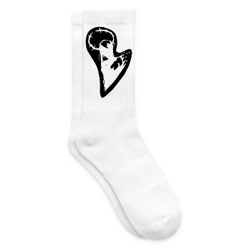 Barbed Halo Silhouette - Tennissocken - Weiß - Rechts