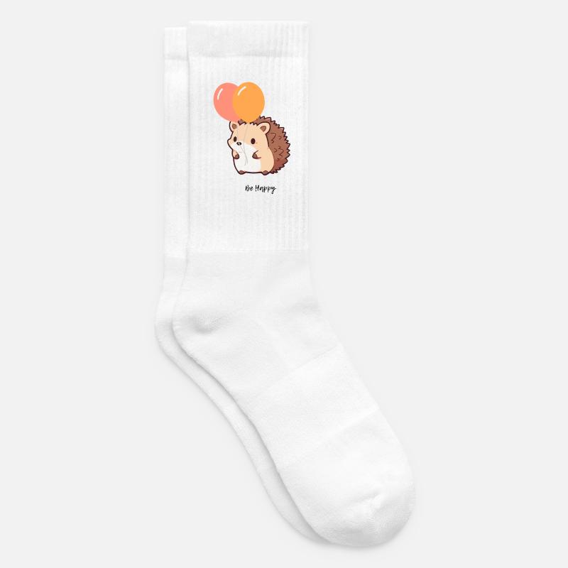 Süßer Igel - Tennissocken - Weiß