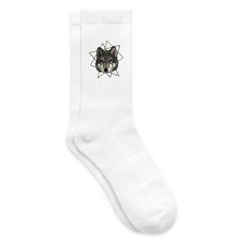 Wolf - Tennissocken - Weiß - Rechts