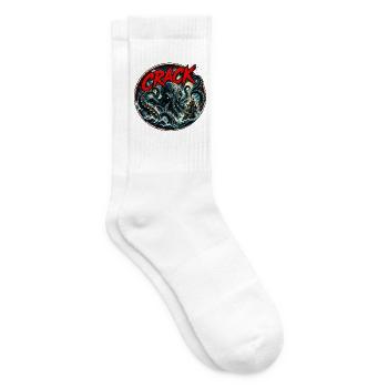 The crack of the seas - Tennis socks - white - Right