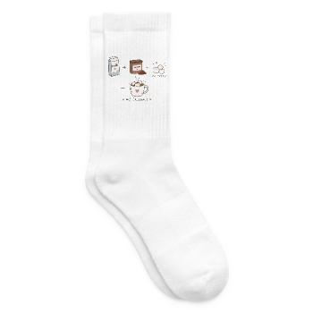 Heiße Schokolade - Tennissocken - Weiß - Rechts