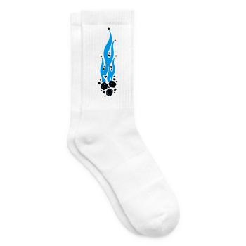 flammen - Tennis socks - white - Right