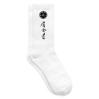 iaido_mit_symbol_02 - Tennissocken - Weiß - Rechts