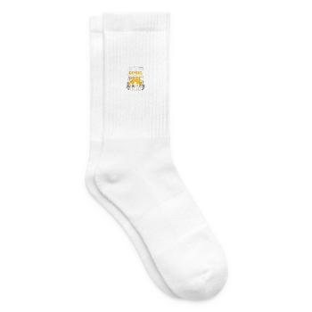 Built by Effort, Powered by Pride labord day - Tennis socks - white - Right