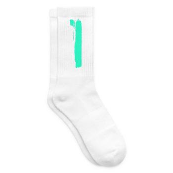 Streifen Tinte - Pinselstrich  - Tennissocken - Weiß - Rechts