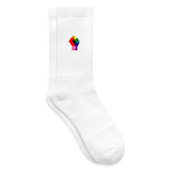 Queer Faust erhoben - Tennissocken - Weiß - Rechts