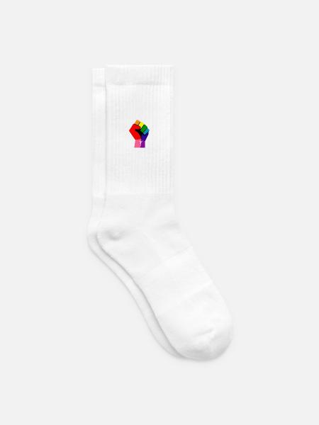 Queer Faust erhoben - Tennissocken - Weiß