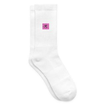 Ramen Restaurant Logo Pink - Tennissocken - Weiß - Rechts
