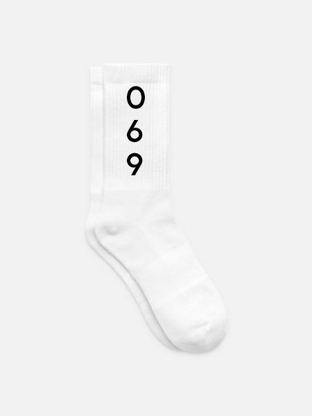 069 - Vorwahl - Frankfurt - Tennissocken - Weiß