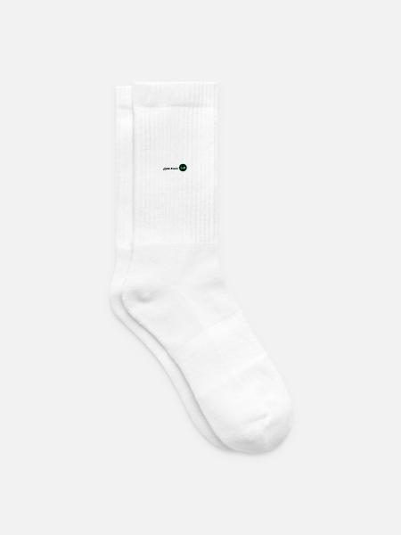 Slim Fit T-Shirt für Herren - Tennissocken - Weiß