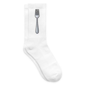 Gabel - Tennissocken - Weiß - Rechts