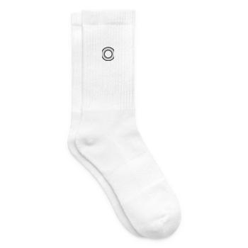Cyberpunk-Metallring - Tennissocken - Weiß - Rechts