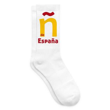 Ñ de España - Tennissocken - Weiß - Rechts