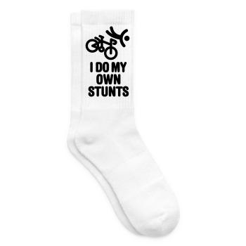 I do my own stunts - racing bicycle - Tennissocken - Weiß - Rechts