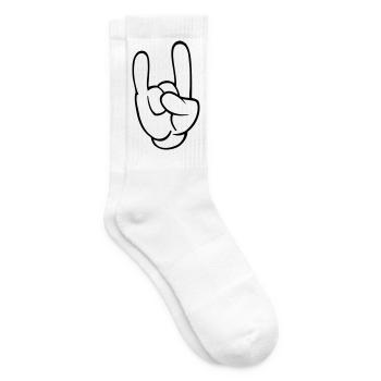 rocking hand festival - Tennissocken - Weiß - Rechts