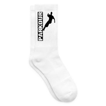Parkour - Tennissocken - Weiß - Rechts