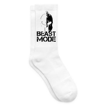 Beast Modus Gladiator Fighter Kämpfer Helm Rom - Tennissocken - Weiß - Rechts
