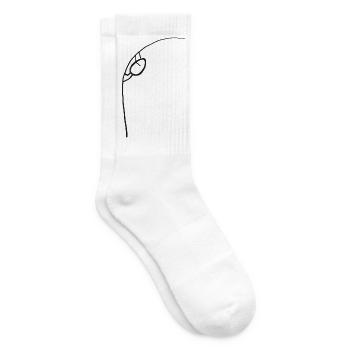 Mutig und beherzt eine Sache angehen - Tennissocken - Weiß - Rechts