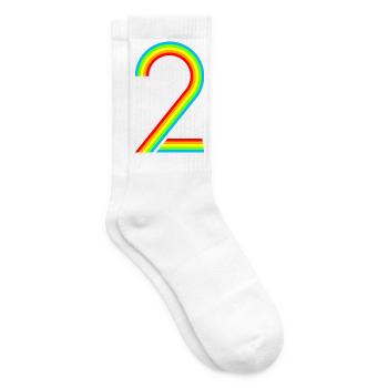 Schon 2 Jahre! - Tennissocken - Weiß - Rechts