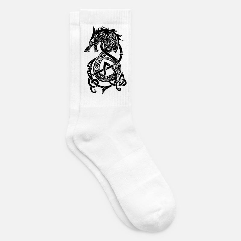 Fenrir - Chaussettes de tennis - blanc