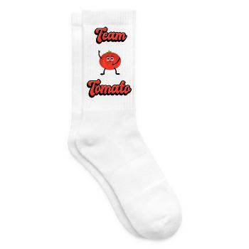Team Tomatoes - Chaussettes de tennis - blanc - Droite