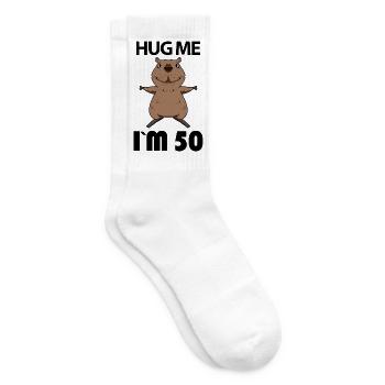 50 ans - 50 ans - Hug - Chaussettes de tennis - blanc - Droite