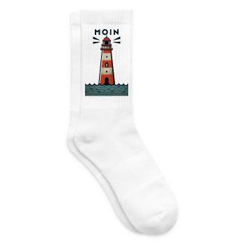 Leuchtturm - Tennissocken - Weiß - Rechts
