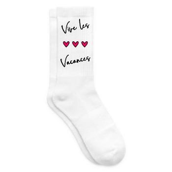 RETRAITE. BONNE RETRAITE. JOYEUSE RETRAITE - Chaussettes de tennis - blanc - Droite