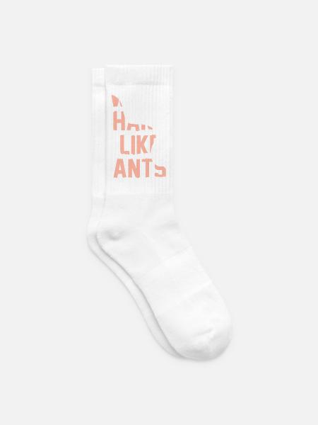 Work Hard Like Ants - Tennissocken - Weiß