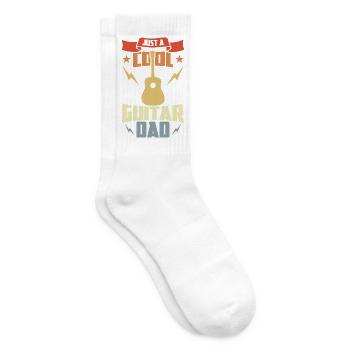Papa Guitare - Chaussettes de tennis - blanc - Droite