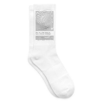 C’est un bon endroit pour une dépression nerveuse. - Chaussettes de tennis - blanc - Droite