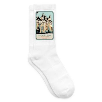 Château d'Ussé, Loire-Tal - Tennissocken - Weiß - Rechts