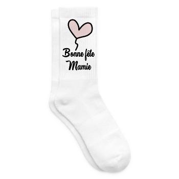 OMA. OMA. MUTTERTAG - Tennissocken - Weiß - Rechts