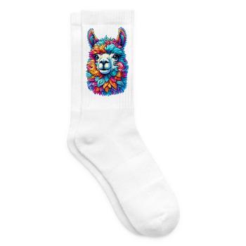 Alpaka - Tennissocken - Weiß - Rechts