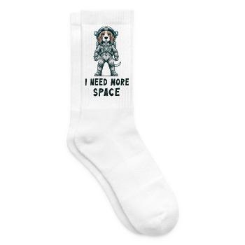 Beagle Astronaut - Tennissocken - Weiß - Rechts