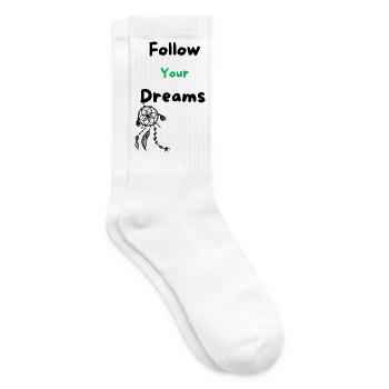 Follow your Dreams - Tennissocken - Weiß - Rechts