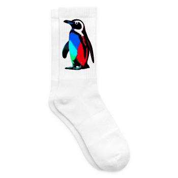 Pinguin - Tennissocken - Weiß - Rechts