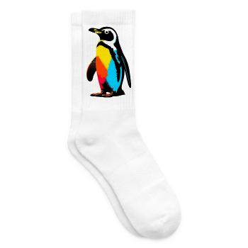 Pinguin - Tennissocken - Weiß - Rechts
