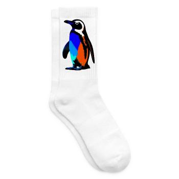 Pinguin - Tennissocken - Weiß - Rechts
