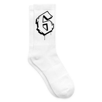 Digital Art 6 - Tennis socks - white - Right