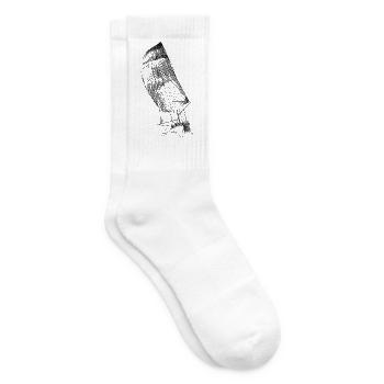 Voilier - Chaussettes de tennis - blanc - Droite
