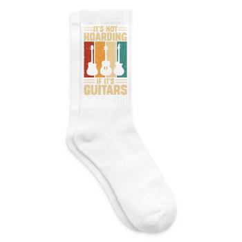 Guitares de guitariste - Chaussettes de tennis - blanc - Droite